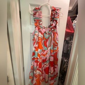 Vibrant Multicolor Sleeveless Dress